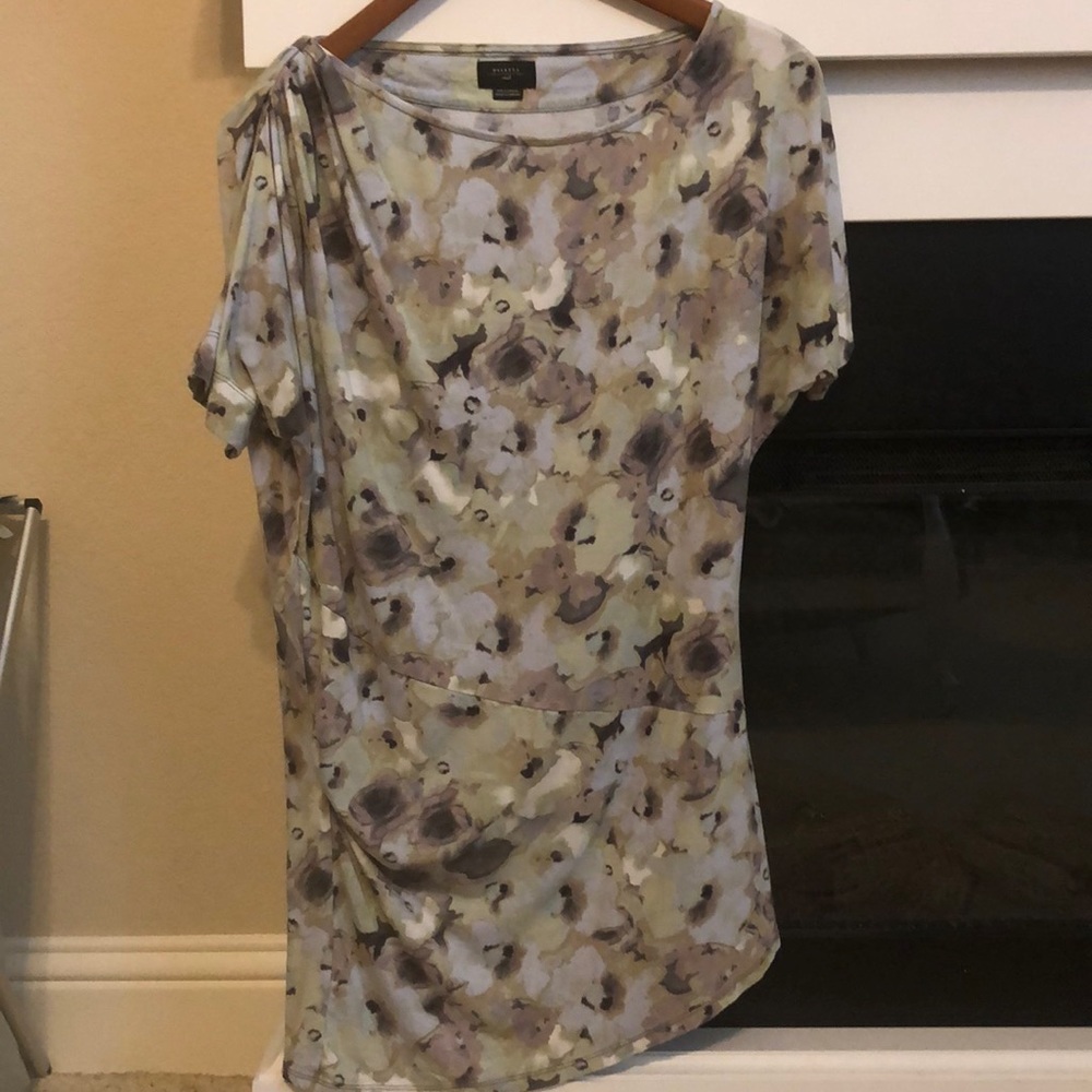Anthropologie Watercolor Deletta tunic Top size S